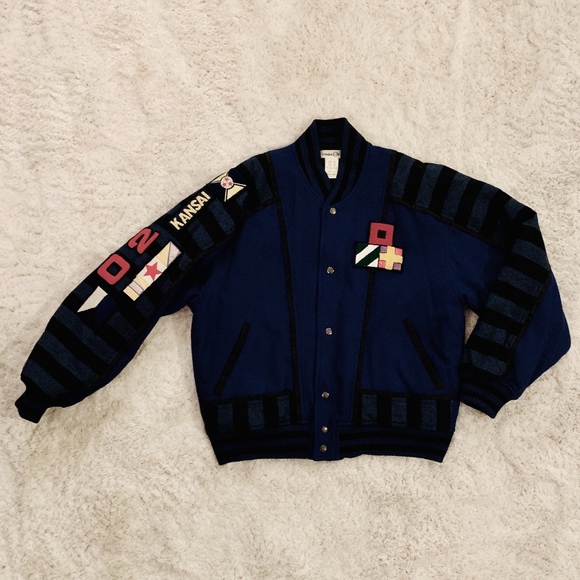 Kansai Other - Kansai Yamamoto Varsity Jacket Large VTG